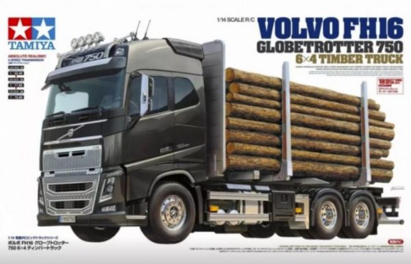 VOLVO FH16 GLOBETROTTER 750 6x4 TIMBER TRUCK 1/14