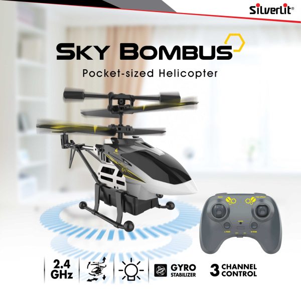 ⁦מסוק על שלט 3 ערוצים - SKY BOMBUS⁩ – תמונה ⁦7⁩